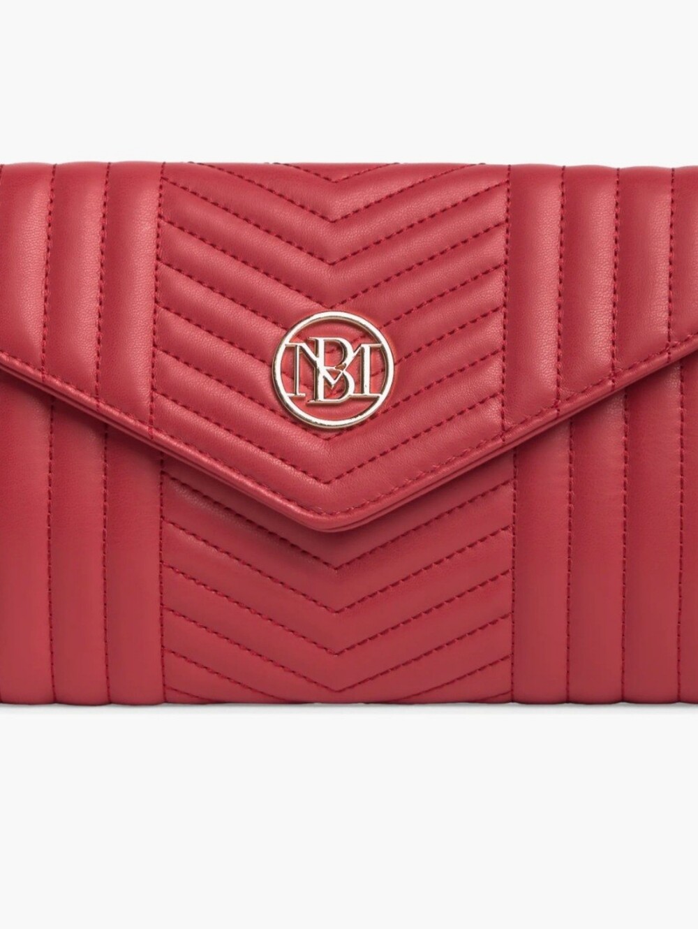 Badgley Mischka Collection Chevron Quilted Crossbody Bag
